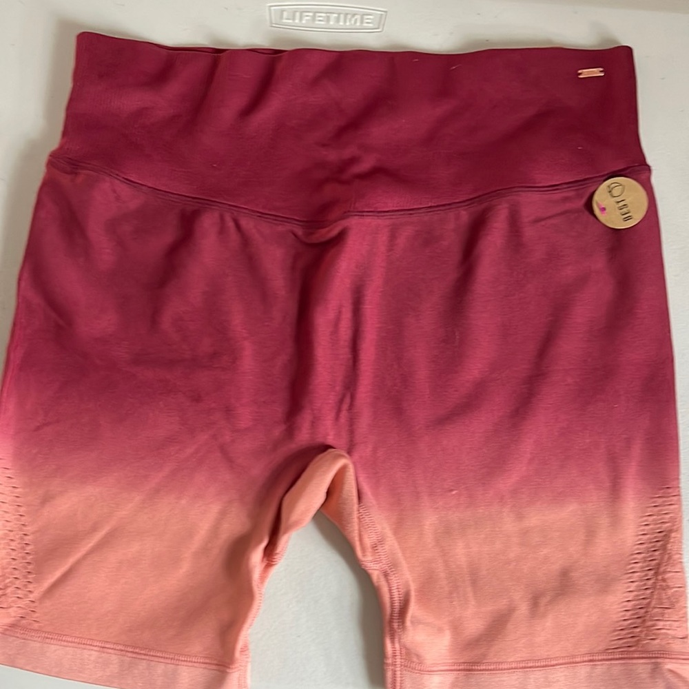 NWT PINK BIKE SHORTS